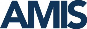 AMIS logo in navy